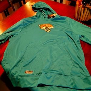 Jacksonville Jaguars teal hoodie mens New Era 2XL
